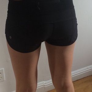 Black Lululemon shorts